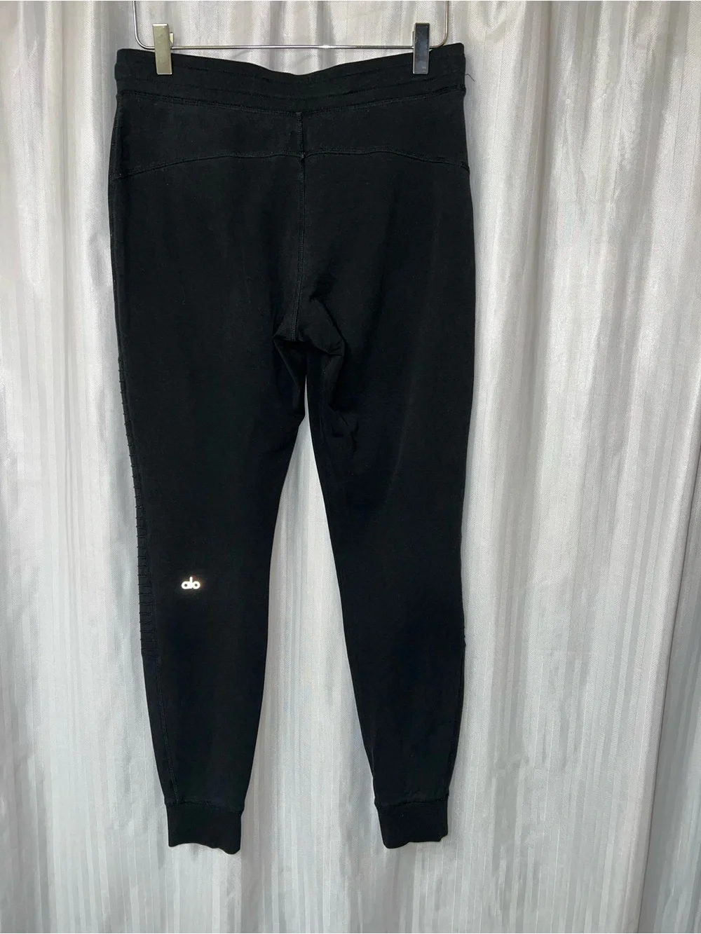 ALO Yoga Blac Urban Moto-Style Joggers size S